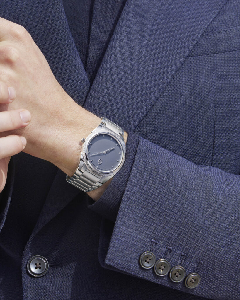 Crafted For Purists: Parmigiani Fleurier Presents The Tonda PF Micro-Rotor Platinum Stone Blue