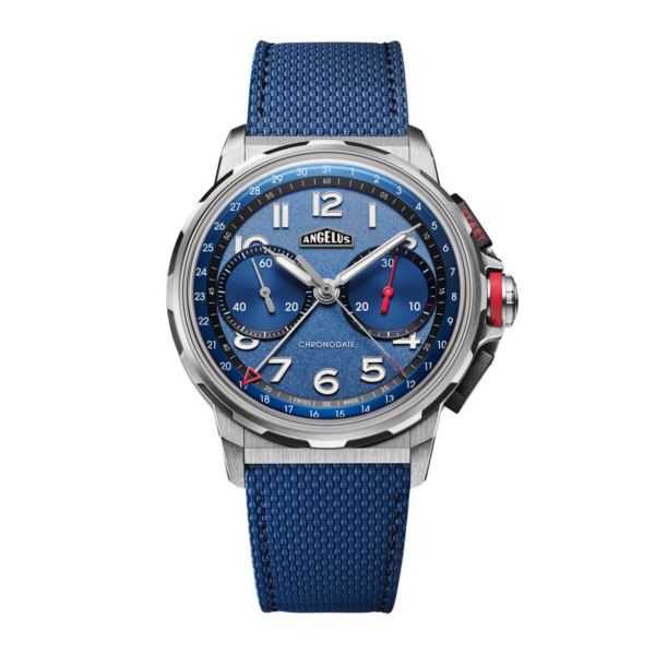 Chronodate Titanium Frosted Blue