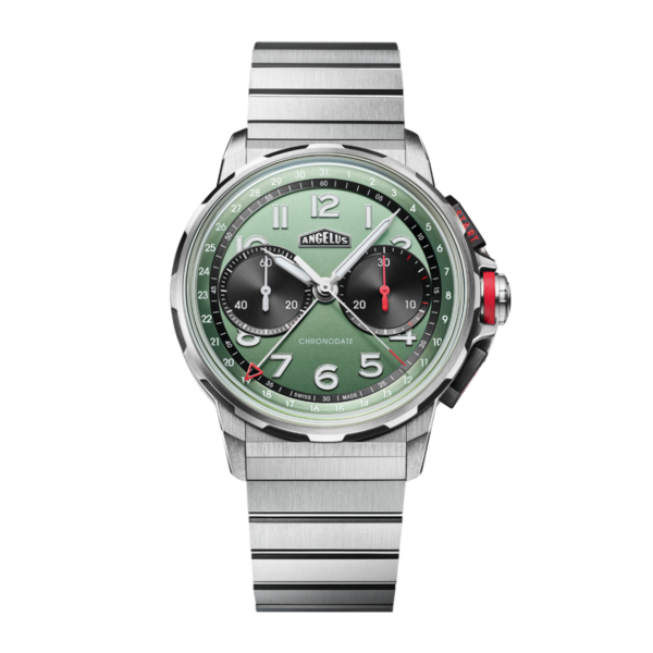 Chronodate Titanium Fern Green