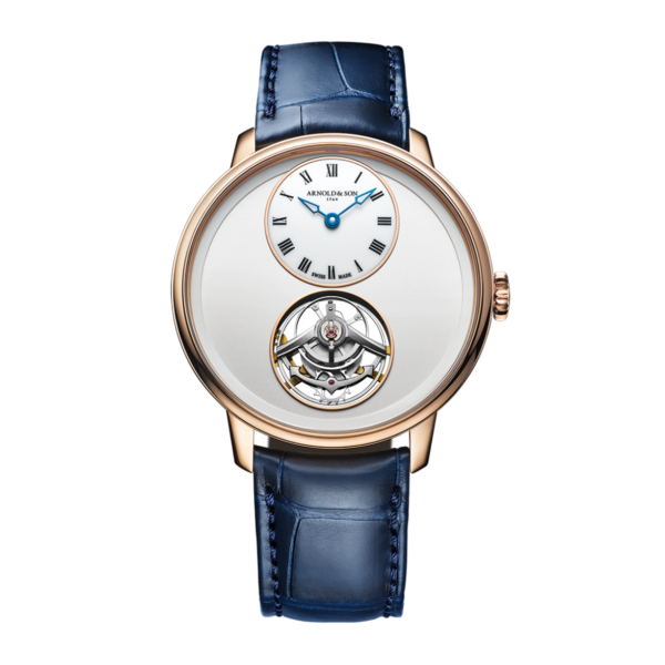 Ultrathin Tourbillon Red Gold Silver Opaline