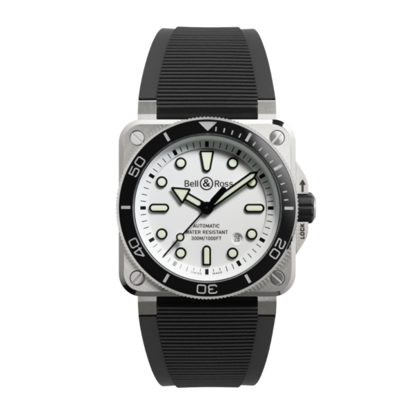 BR-03 Diver White Steel