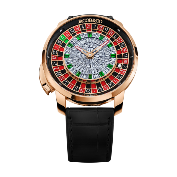 Casino Tourbillon Rose Gold Baguette