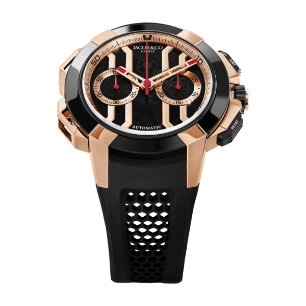 Epic X Chrono 44mm Rose Gold & Black Ceramic
