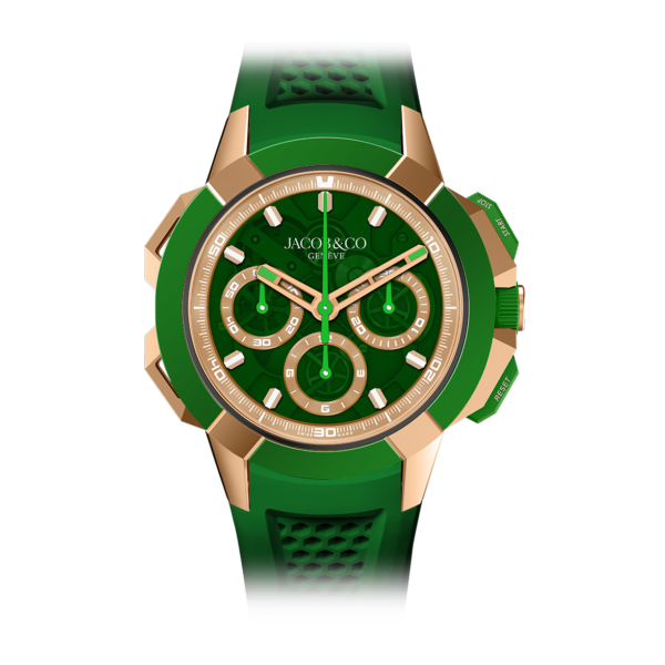 Epic X Chrono 44mm Tri-Compax Green