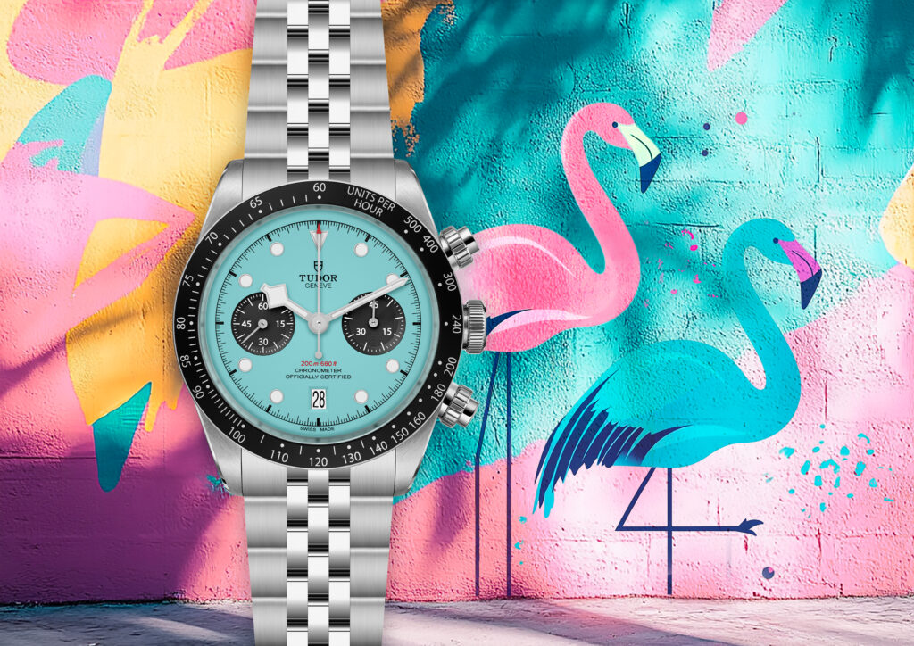 TUDOR Black Bay Chrono “Flamingo Blue”: A Bold and Vibrant Choice