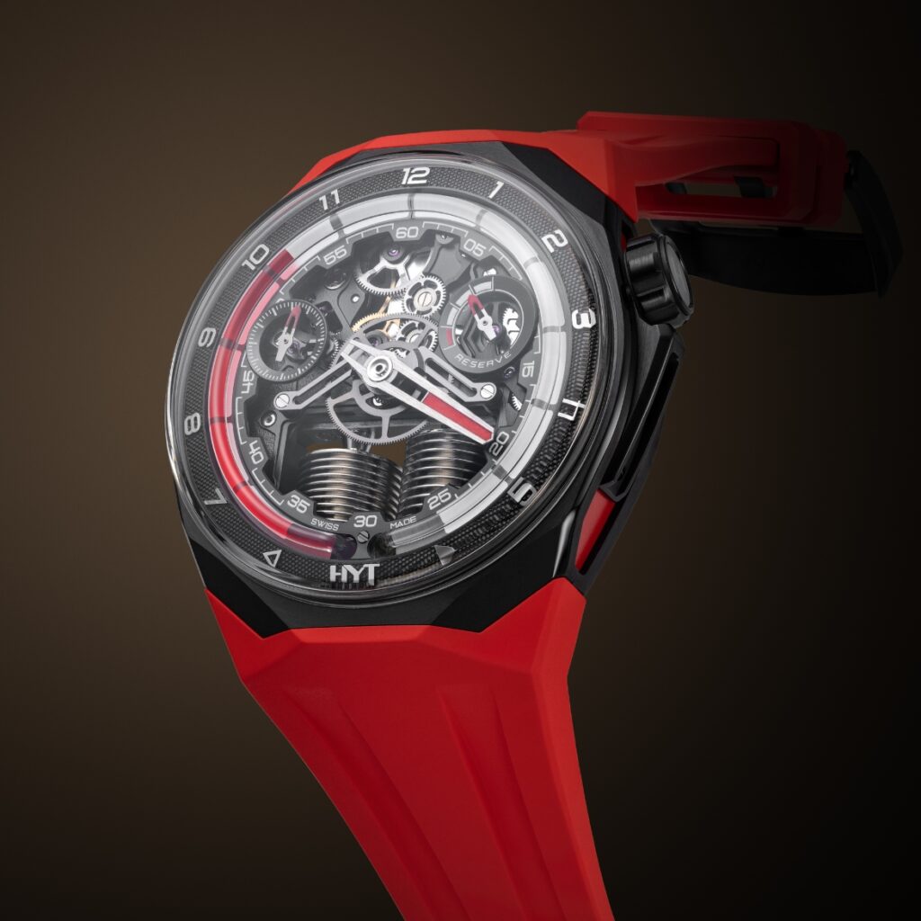 HYT S1 Titanium DLC Red Dial