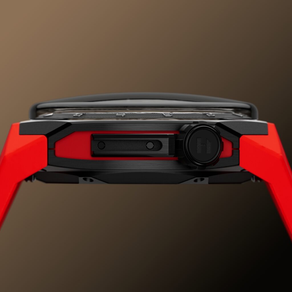 HYT S1 Titanium DLC Red Side