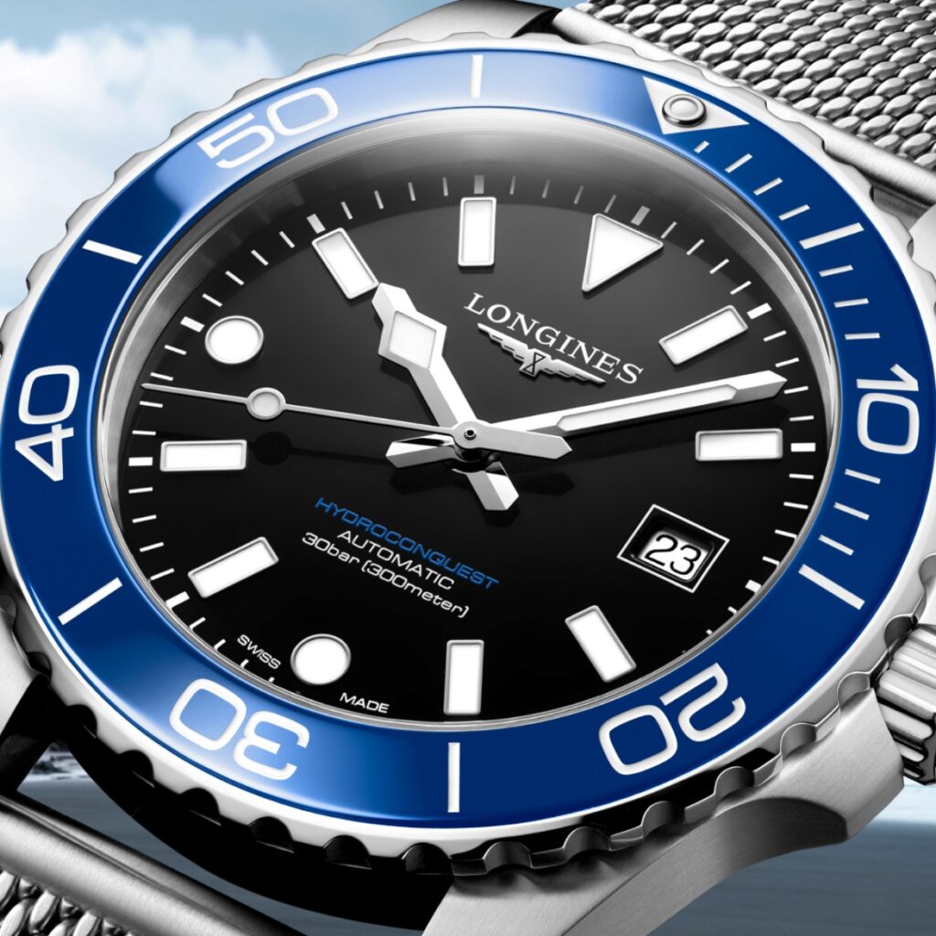 Longines Hydroconquest L3.788.4.90.6 Black Dial