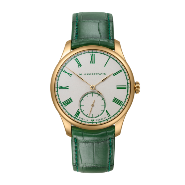 Moritz Grossmann TEFNUT Silver-Plated by Friction in Yellow Gold