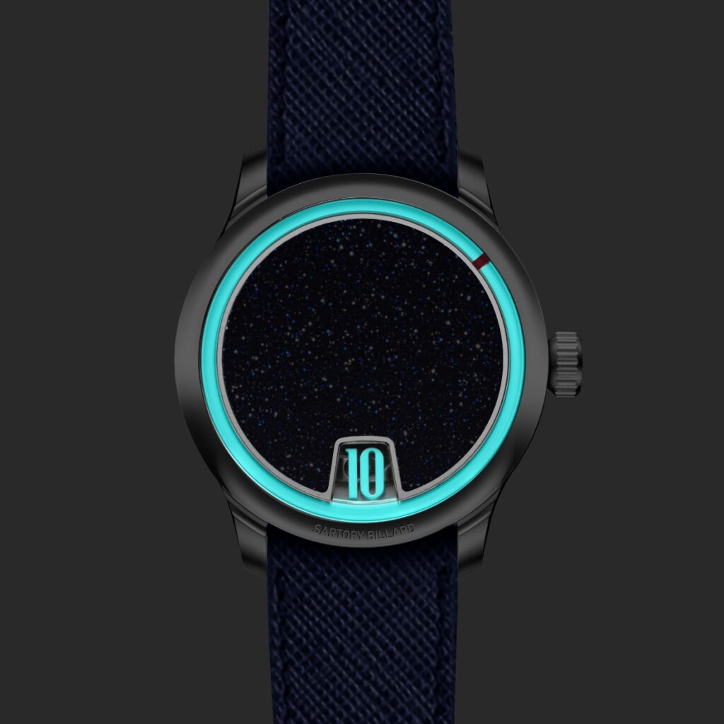 Sartory Billard SB10 Blue Aventurine Superluminova Glow