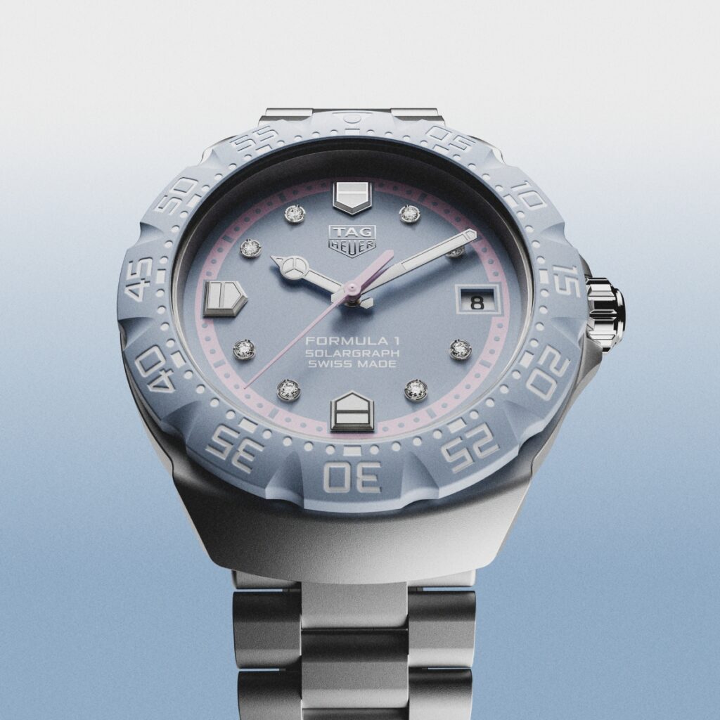 TAG Heuer Formula 1 Solargraph Blue Opalin Watch
