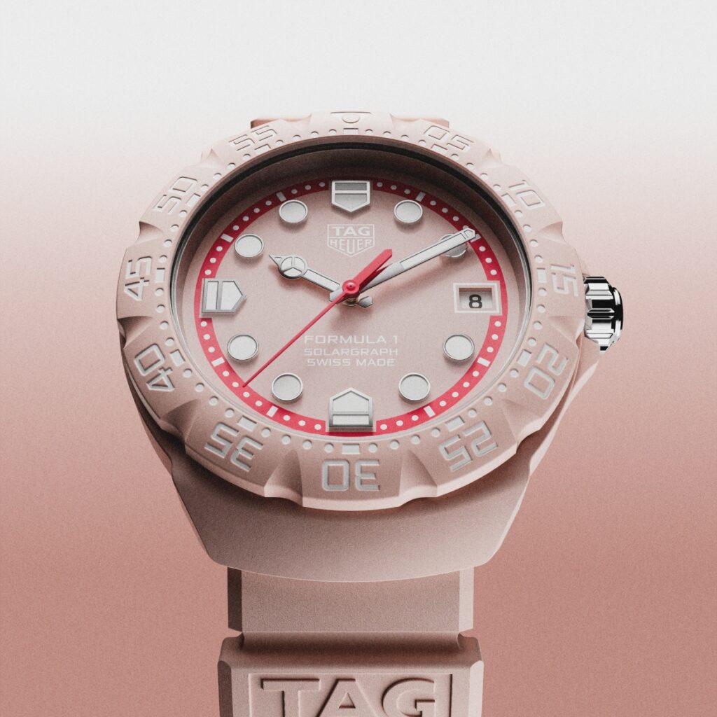 TAG Heuer Formula 1 Solargraph Red Opalin Watch