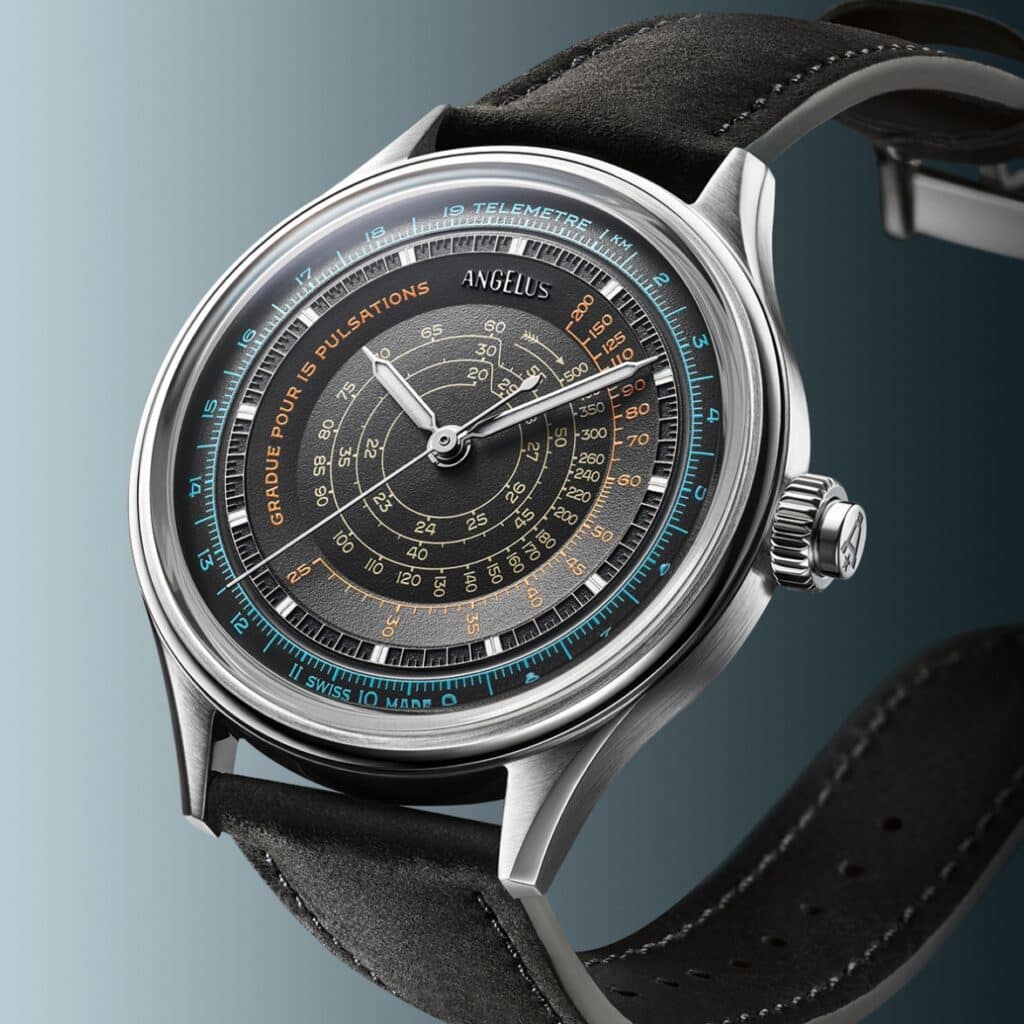 Angelus Instrument De Mesures Ebony Black Dial Scale