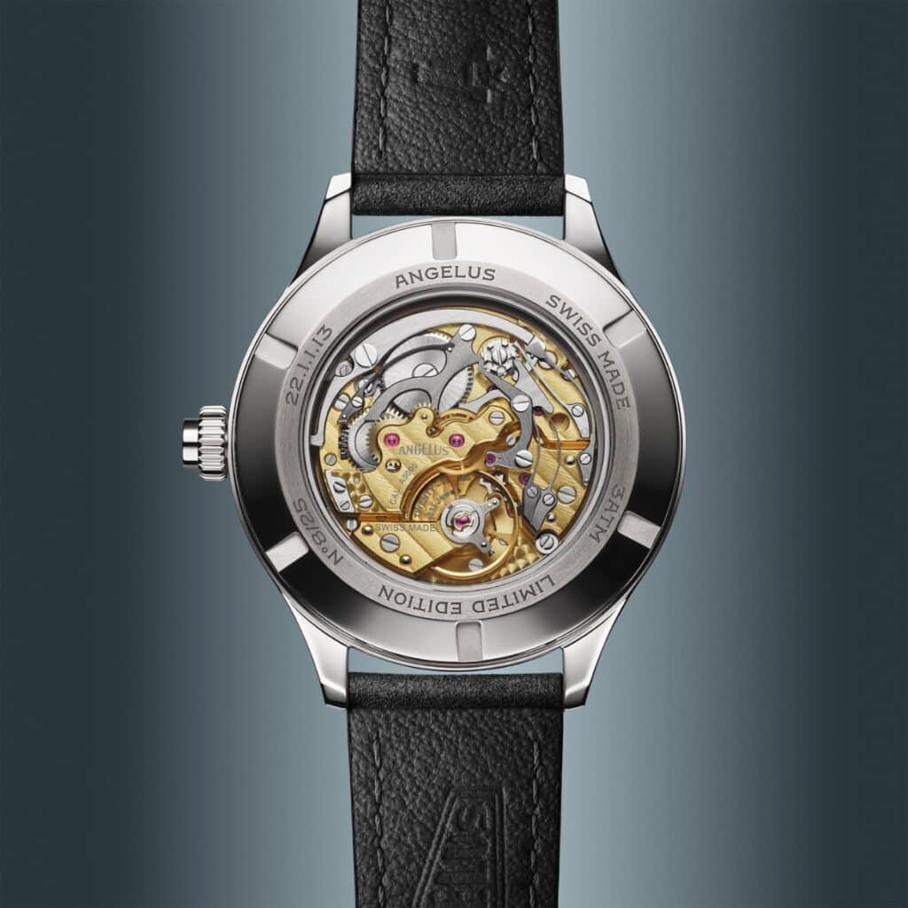 Angelus Instrument De Mesures Ebony Black Caseback Angelus