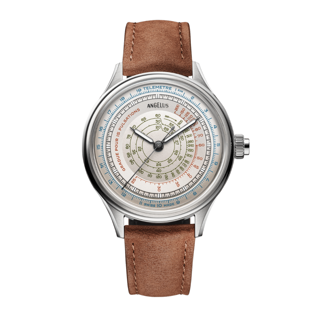 Angelus Instrument De Mesures Ivory White Watch