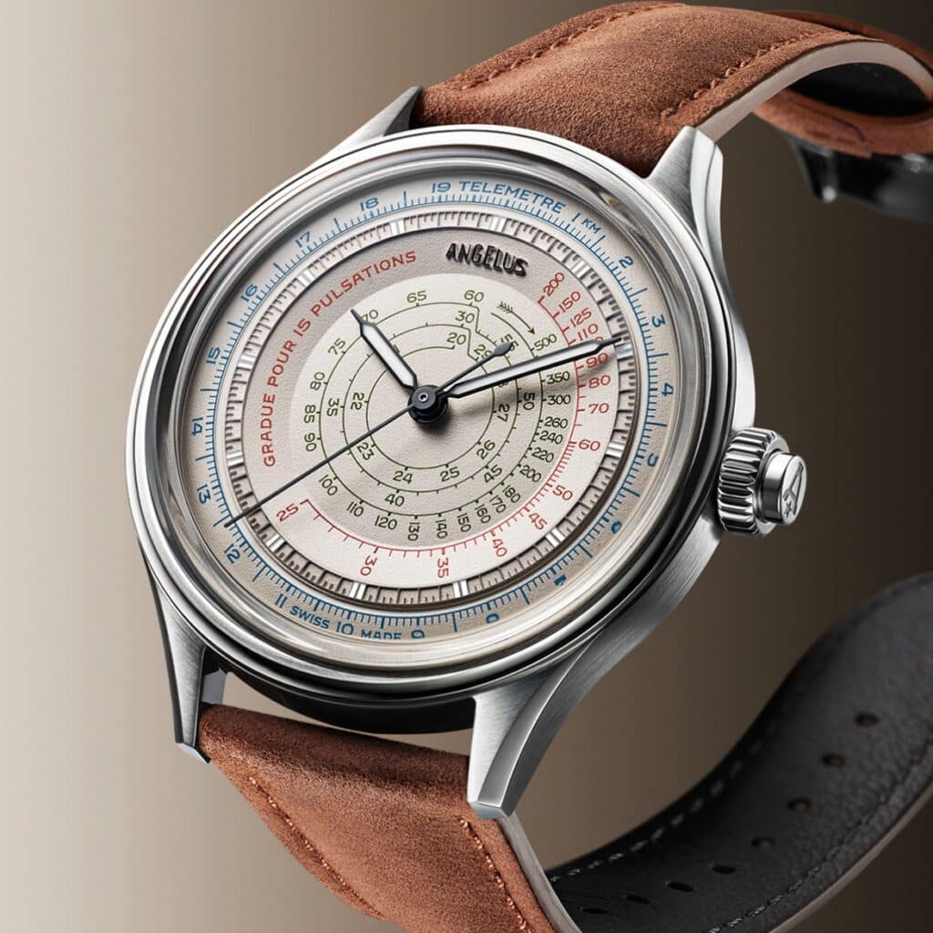 Angelus Instrument De Mesures Ivory White Watch Dial
