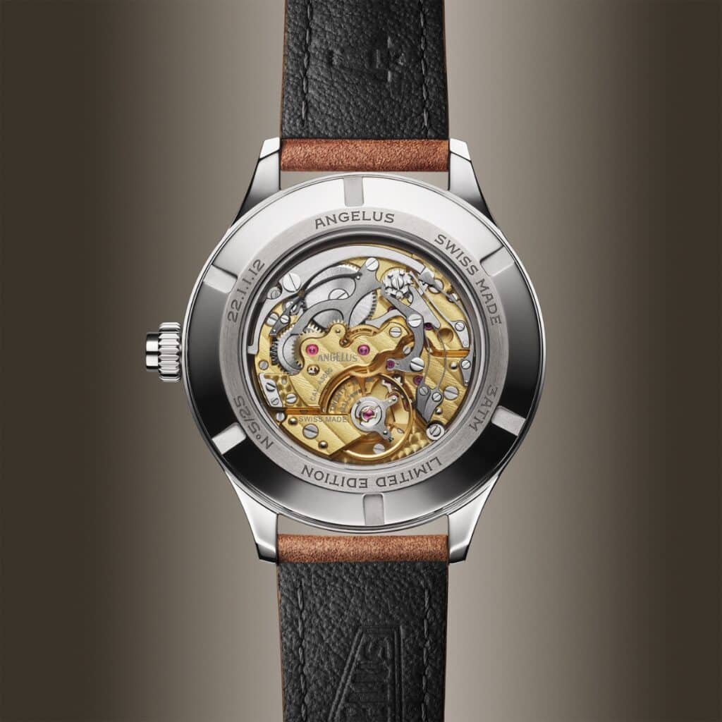 Angelus Instrument De Mesures Ivory White Watch Caseback