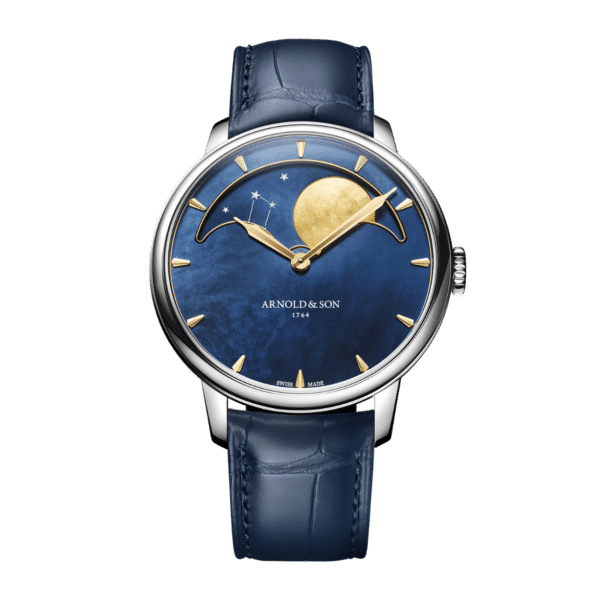 Arnold & Son Perpetual Moon 41.5 Steel “Colours of the Moon” Blue Watch