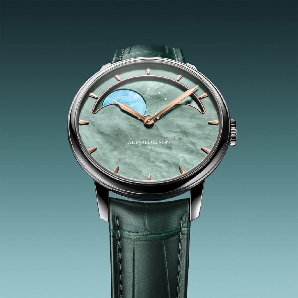 Arnold & Son Perpetual Moon 41.5 Steel “Colours of the Moon” Green Dial