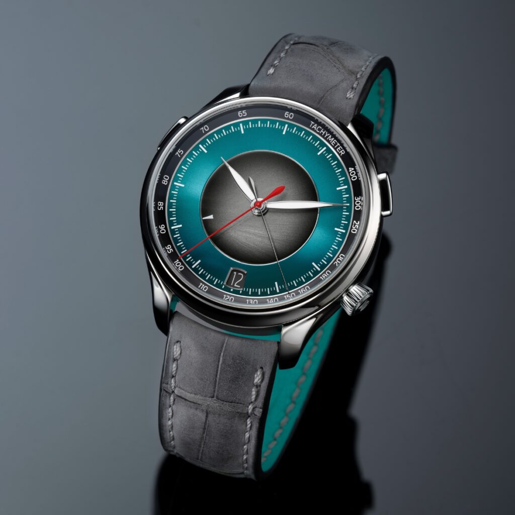 H. Moser & Cie. ENDEAVOUR FLYBACK CHRONOGRAPH DUAL TIME DATE Blue Dial
