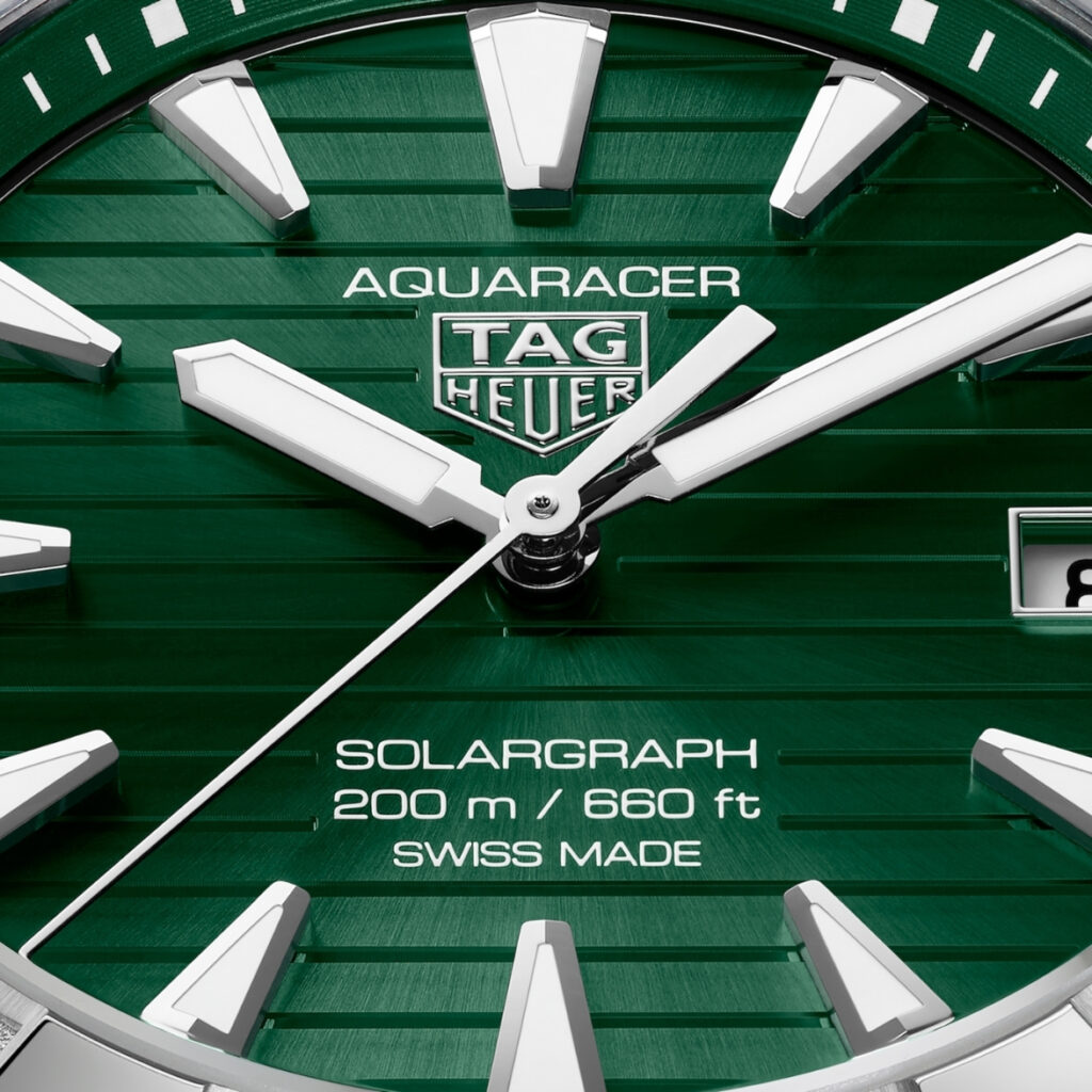 TAG Heuer Aquaracer Green Sunray Dial Ref: WBP1118.BA0047
