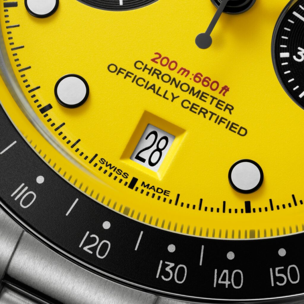 TUDOR Black Bay Chrono 39 Close up on Date