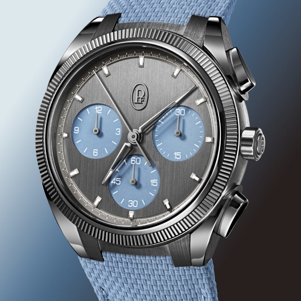 Parmigiani Fleurier TONDA PF SPORT CHRONOGRAPH ULTRA-CERMET Watch Grey and Blue Dial