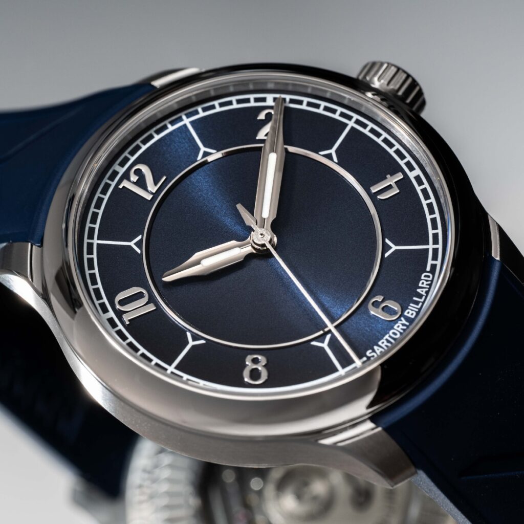 Sartory Billard SB04-E Nuance Blue Watch Dial
